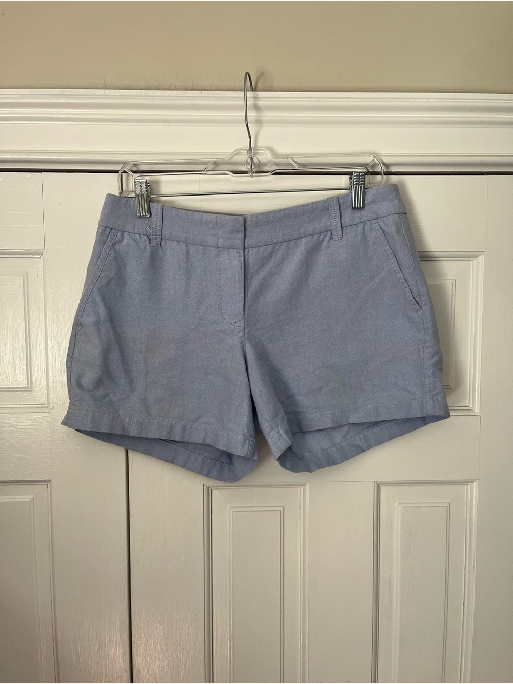 J.Crew Cotton Shorts Light Blue Size 8